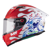 MT-Helmets KRE+ S Capacete Ryusei Yamanaka Replica 2025 A5 Glow Abrangente 
