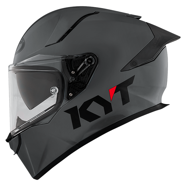 KYT R2R Capacete Liso Cinza Y6R200W1 