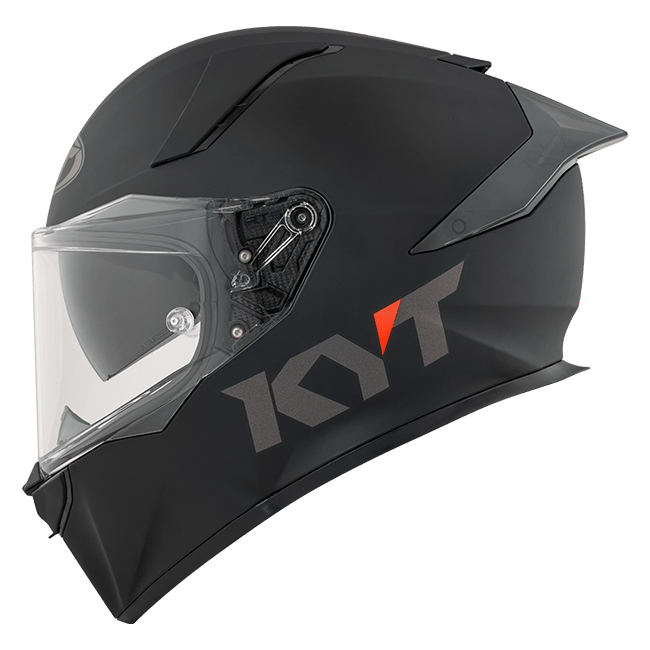 Capacete KYT R2R Plain preto mate Y6R200X6 