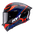 KYT TT-Revo Capacete Speeding Preto / Vermelho / Azul Y6TR0053 