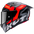 KYT R1R Capacete de Corrida em Carbono Acelerador Vermelho Y6R10003 