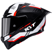 KYT R1R Capacete de Corrida Carbon Zone Vermelho Y6R10007 