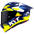 KYT R1R Capacete de Corrida Carbono Diamante Azul / Amarelo Y6R10005 