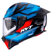 KYT R2R Capacete Parsec Preto / Azul / Vermelho Y6R20024 