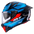 KYT R2R Capacete Parsec Preto / Azul / Vermelho Y6R20024 