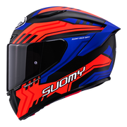 Suomy Track-1 Capacete Framework Matt Preto/Vermelho/Azul K6T10024 