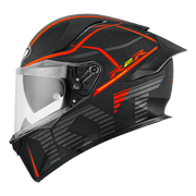 KYT R2R Capacete Concept Matte Preto / Vermelho Y6R20008 
