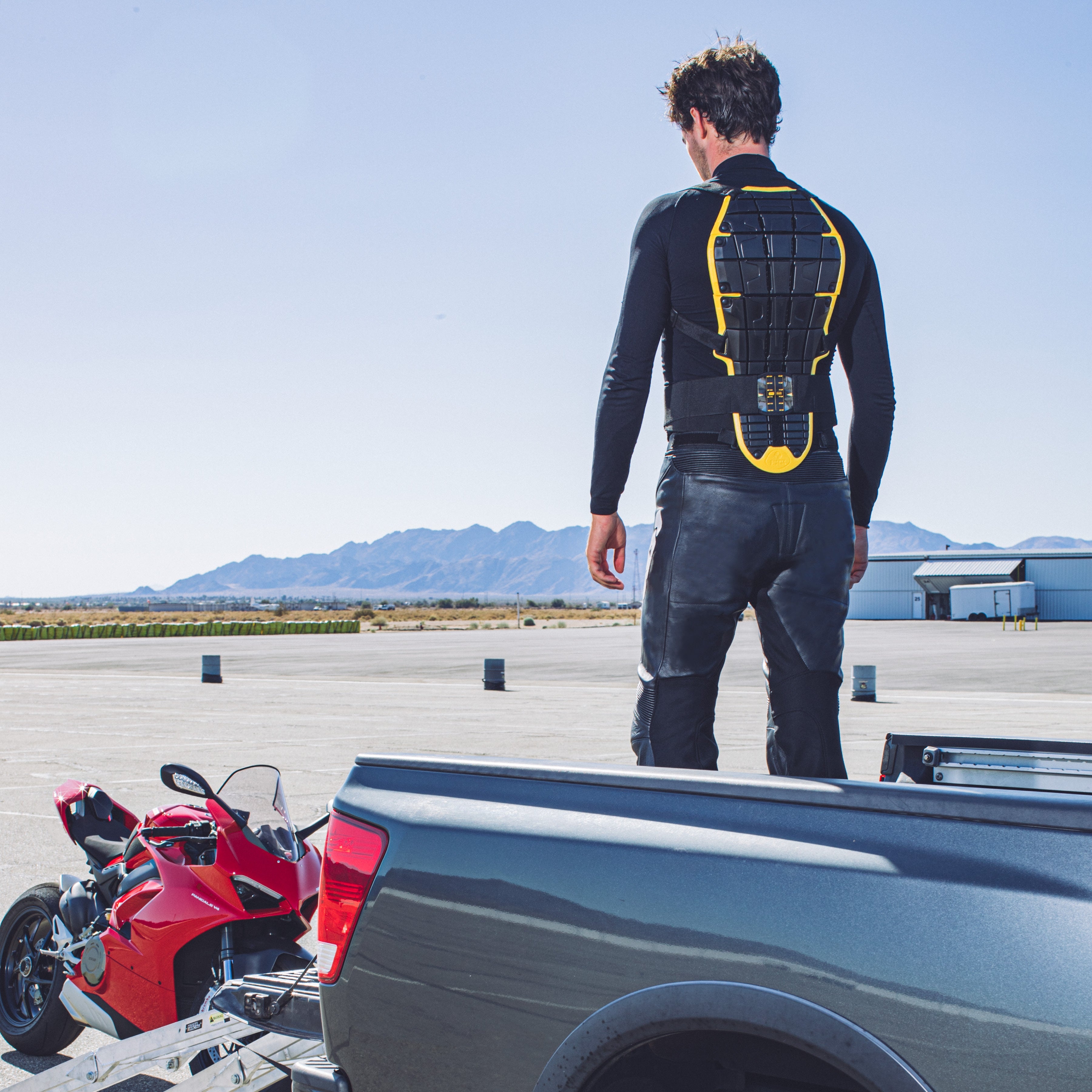 Spidi Back Warrior Evo protetor de costas | Homens | Preto/Amarelo 