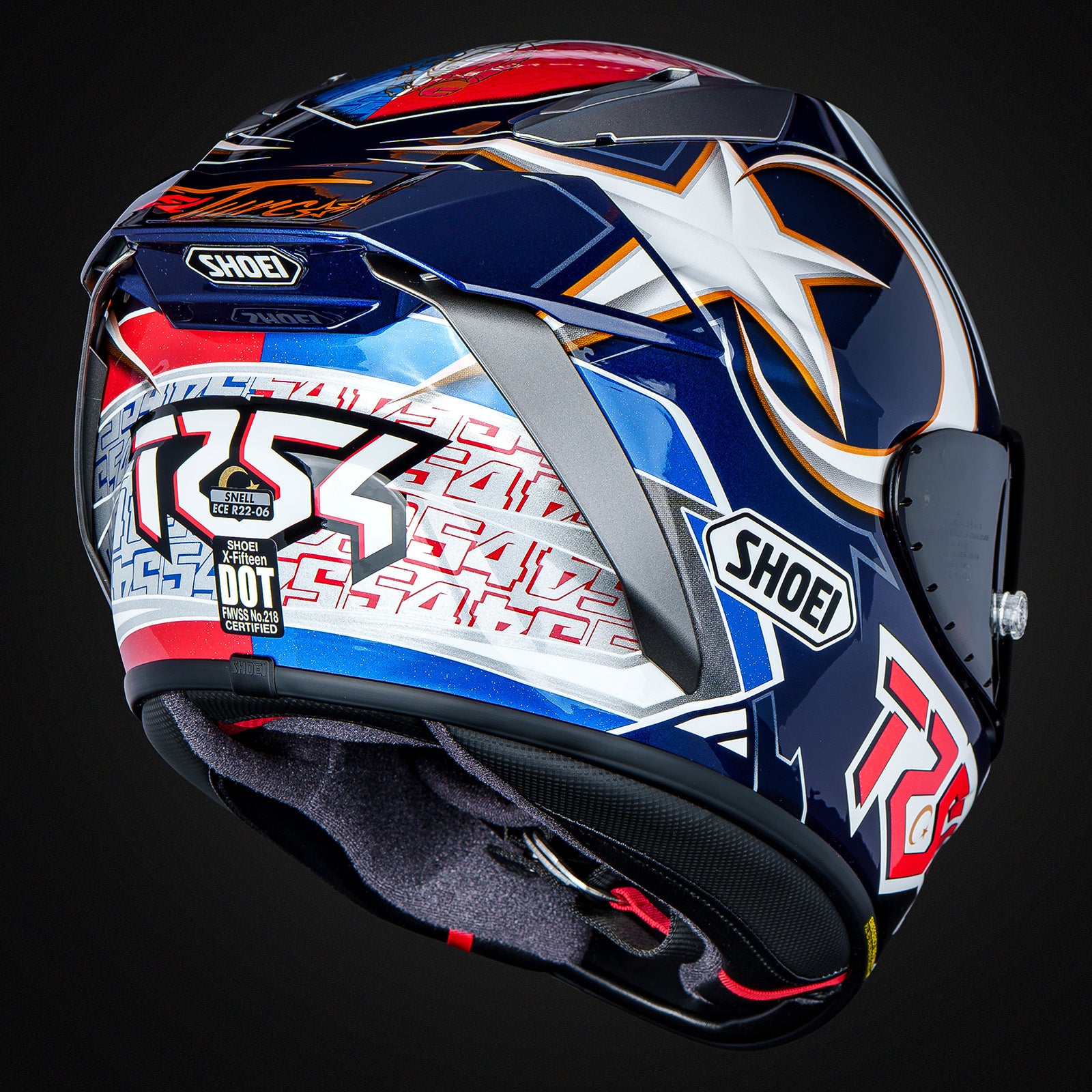 Capacete Shoei X-SPR PRO Replica de Toprak Razgatlıoğlu 2025 