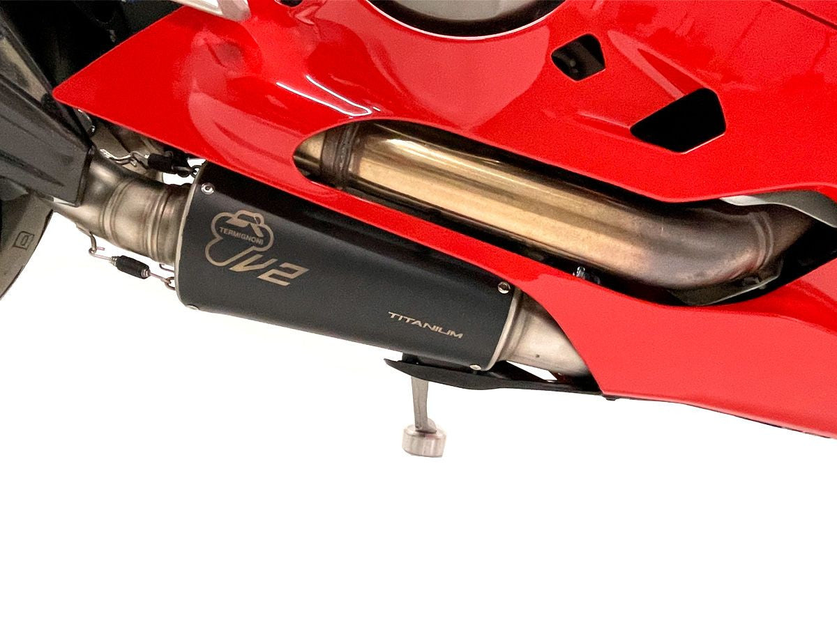 Sistema de escape semi-completo em aço inoxidável Termignoni para Ducati Panigale V2 955 (20-24) D22109440INC 