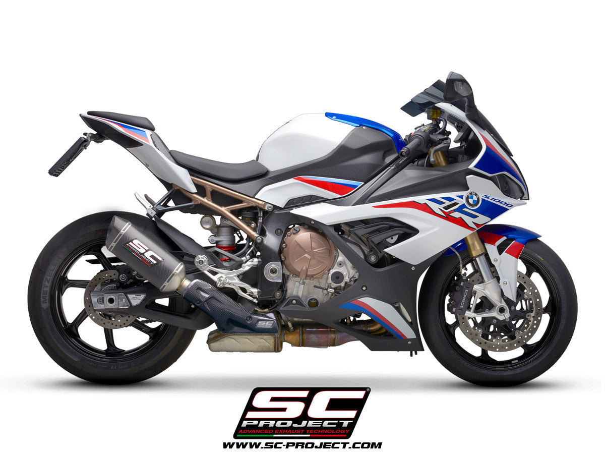 Protetor de calor em carbono Escape SC-Project Slip-On BMW S1000RR K67 (20-22) B33B-CP 
