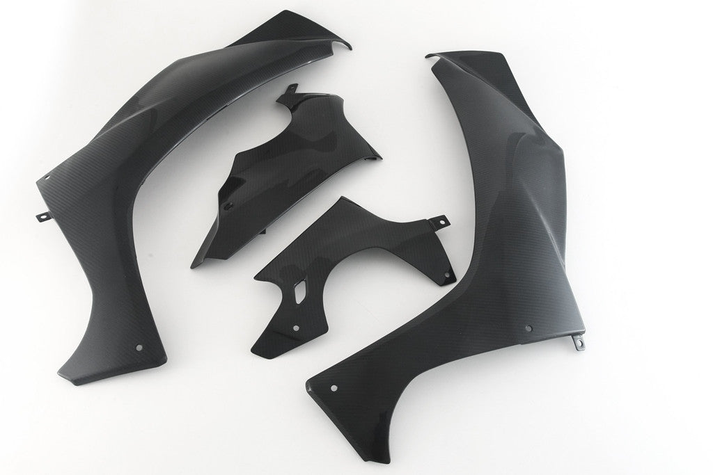 Conjunto de peças laterais de carenagem em carbono Fullsix Yamaha YZF-R1/M RN65 (20-25) 