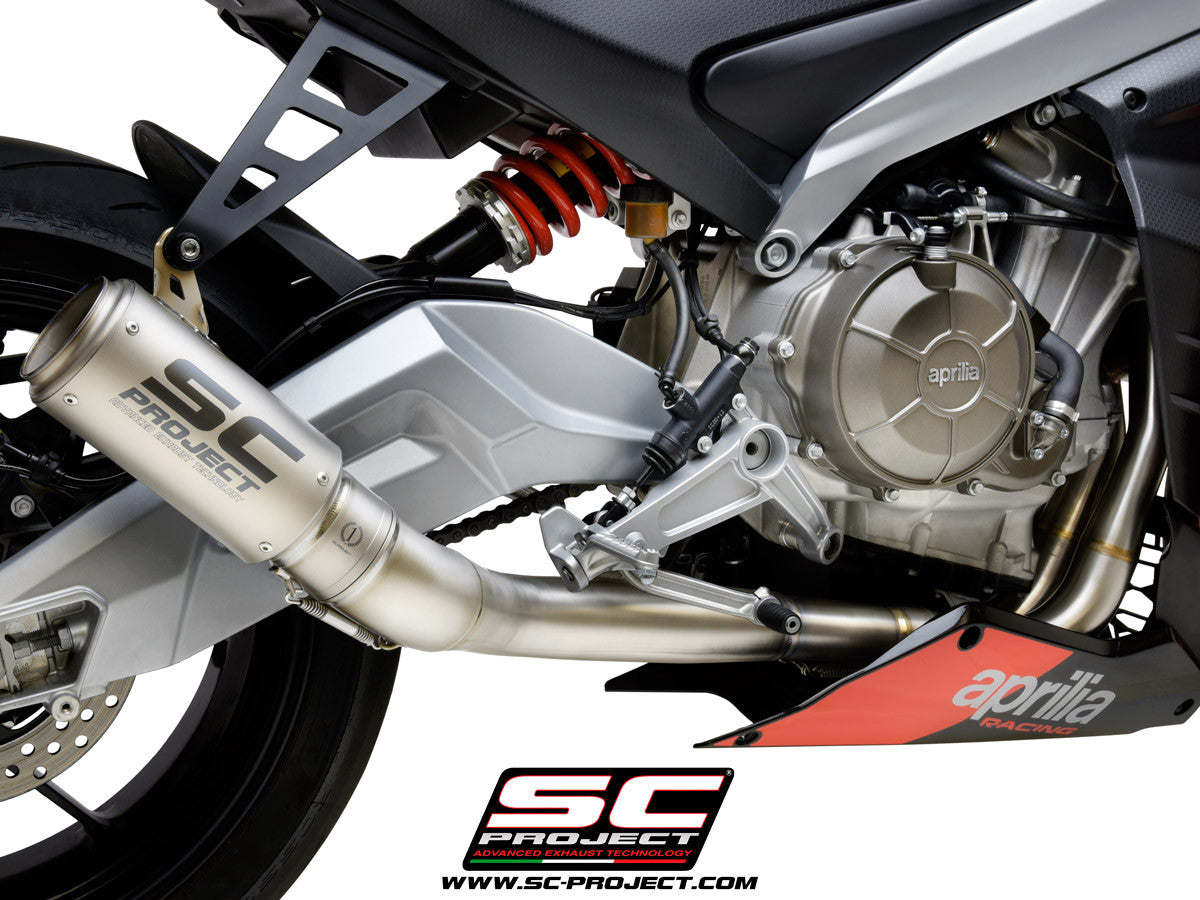 Sistema de escape SC-Project Titan completo 2-1 CR-T Aprilia RS 660 (20-24) A23A-PTC36 