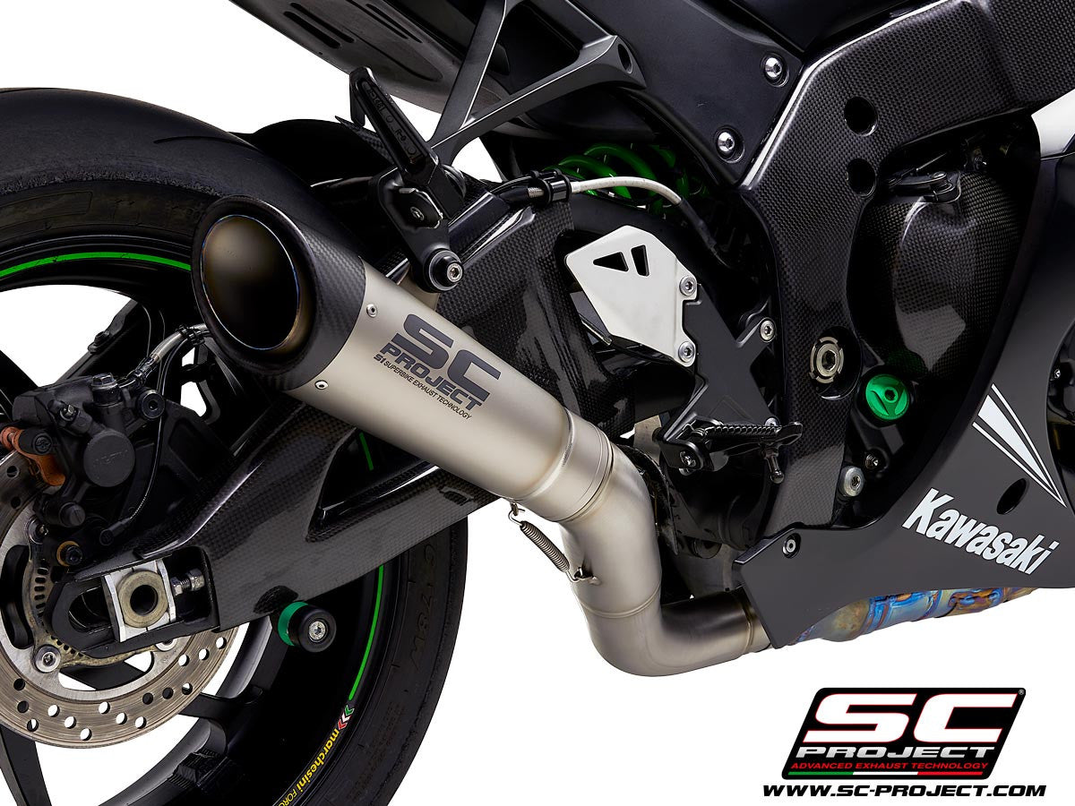SC-Project Slip-On S1 + tubo de substituição KAT Kawasaki ZX-10 R/RR (16-20) K22A-DET41T 
