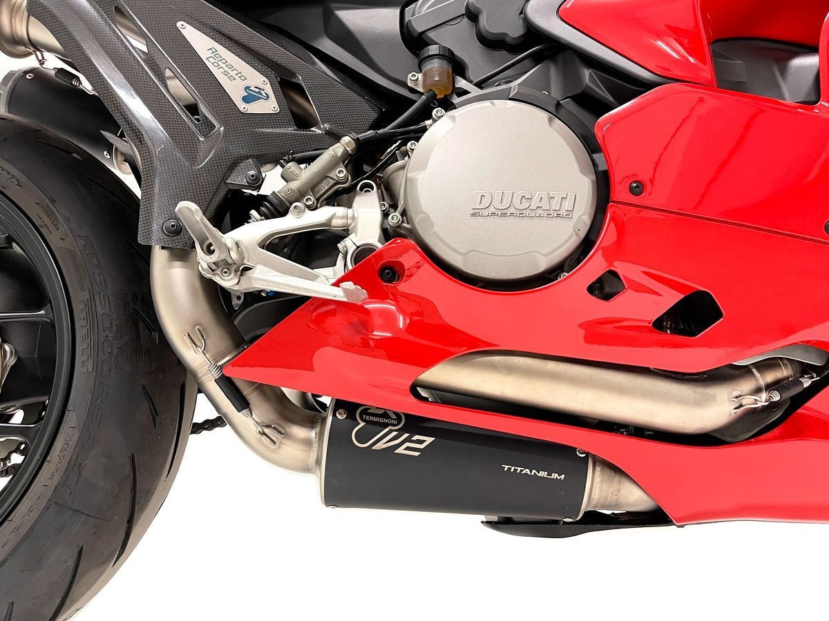 Sistema de escape completo Termignoni em titânio SBK Replica Ducati Panigale V2 955 (20-24) D22009400TNC 