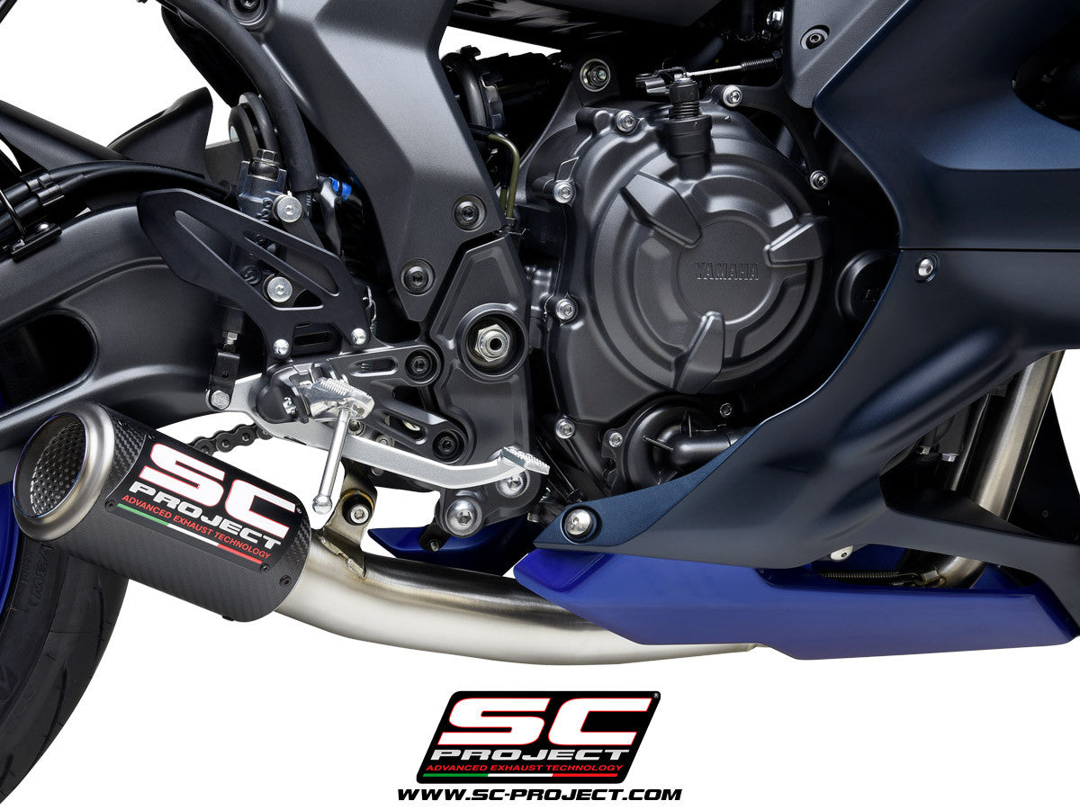 Sistema de escape completo SC-Project RACE CR-T Yamaha YZF-R7 (21-25) Y36A-CDE36 