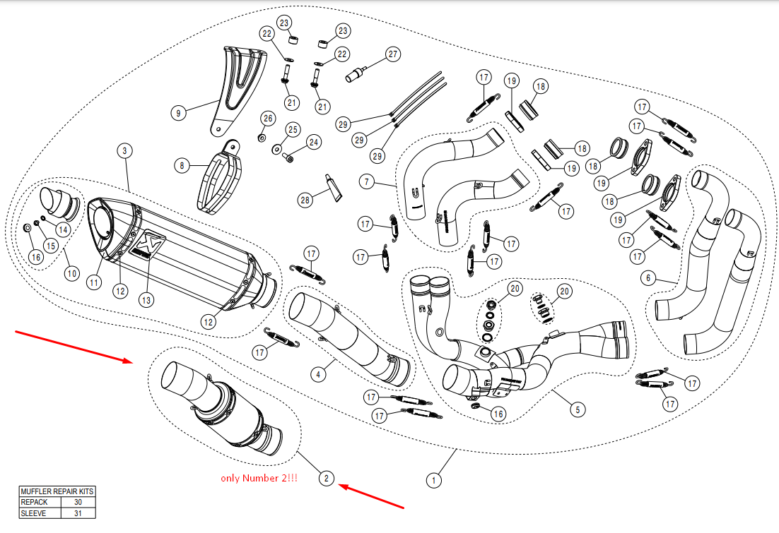 Akrapovic tubo intercalar (aço inoxidável) Aprilia RSV4/RR/1100 Factory (21-26) L-A10E11/TD 