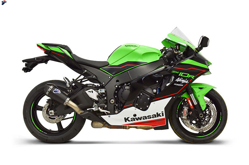 Kit Slip-On Termignoni Cônico Preto Kawasaki ZX-10 R/RR (21-25) 