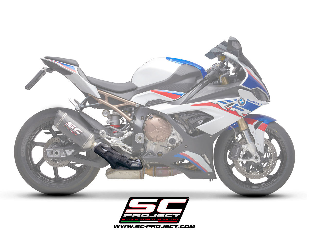 Protetor de calor em carbono Escape SC-Project Slip-On BMW S1000RR K67 (20-22) B33B-CP 