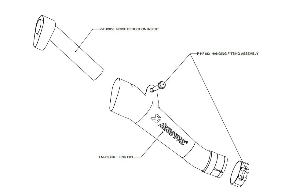 Akrapovic Slip-On Line (Titânio) Yamaha YZF-R6 (08-25) SM-Y6SO6T 