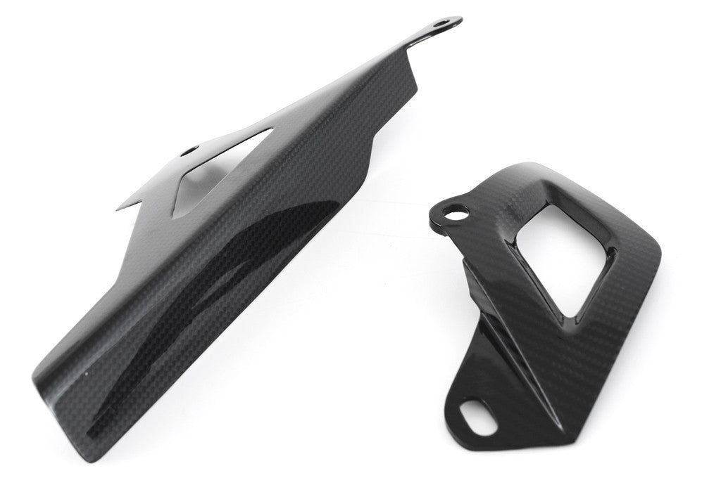 Conjunto de proteção da corrente em carbono Fullsix Aprilia RSV4/1100 Factory/R/RR/RF (09-20) 