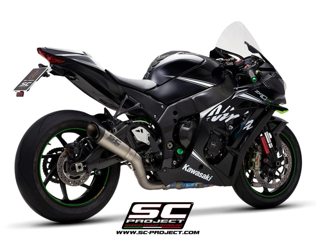SC-Project Slip-On S1 + tubo de substituição KAT Kawasaki ZX-10 R/RR (16-20) K22A-DET41T 