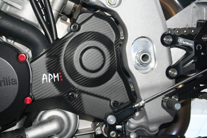 Capa do pinhão em carbono Fullsix Aprilia RSV4/1100 Factory/R/RR/RF (09-20) 