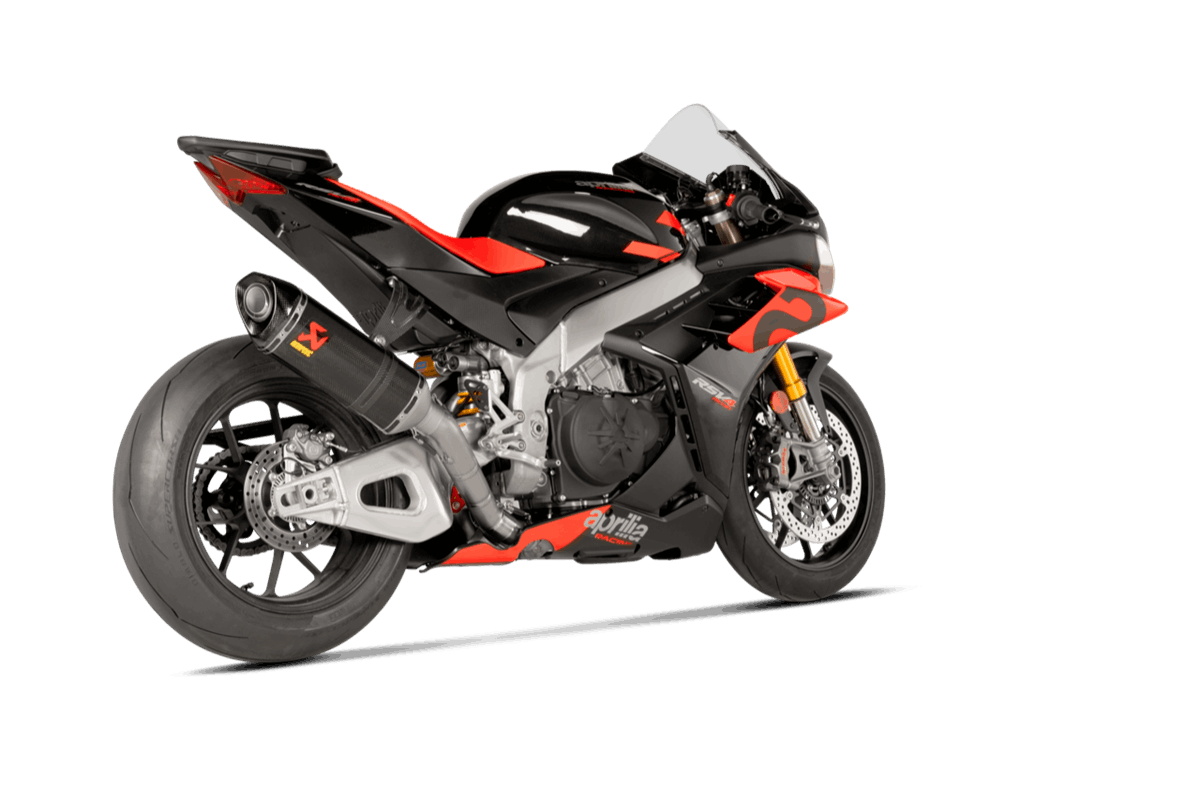 Linha de Evolução Akrapovic (Carbono) Aprilia RSV4/RR/1100 Factory (21-26) S-A10E9-RC 